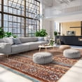 thumbnail image 4 of Boho Area Rug x Carpet Rugs for Living Room Bedroom Moroccan-Machine Washable Rugs for Bedroom Dining Room Living Room Rug Neutral Taupe, 4 of 8