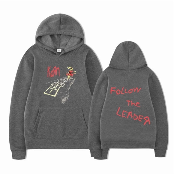 Follow The Leader Hoodie Korn Follow The Leader Merch Unisex Graphic Printed Pullover Hooded Long Sleeve Sweatshirt