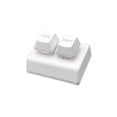 thumbnail image 1 of Copier et Coller Clavier 2 Touches Rouge et Coller Interrupteurs 2 Touches USB Mini Clavier 2 Touches pour Dessin Blanc, 1 of 9