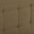 thumbnail image 3 of CorLiving Ellery Adult Twin Fabric Upholstered Platform Bed with Tufted Headboard and Slats, Clay Brown, 3 of 9