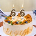 thumbnail image 4 of Dvkptbk Gold Macaron Pearl Number Birthday Party Candles Children's Cake Decorations home decor, 4 of 6