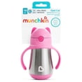 thumbnail image 2 of Munchkin Cool Cat™ Stainless Steel Straw Cup, 8oz, Pink, 2 of 5
