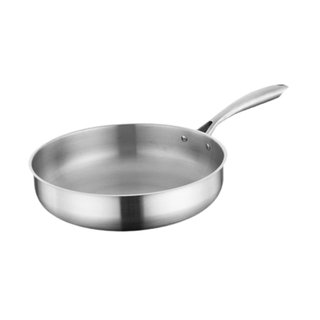 Siruishop Frying Pan Induction Cookware Stirring Steak Pan for Kitchen Gas Stoves Home 28cm