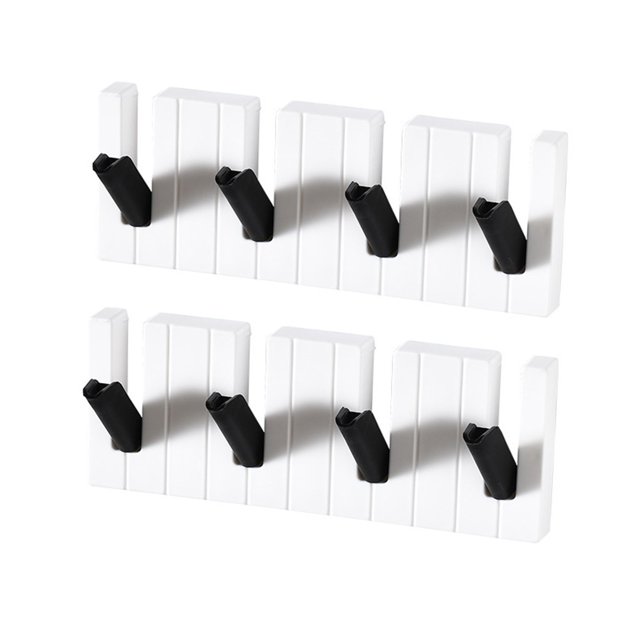 EGNMCR Key Wall Decorative Key And Email With Large Key Hook Pocket Piano Shaped Key Punch Key Hook key hook
