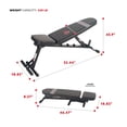 thumbnail image 2 of Sunny Health & Fitness Adjustable Utility Weight Bench - SF-BH6921, 2 of 9