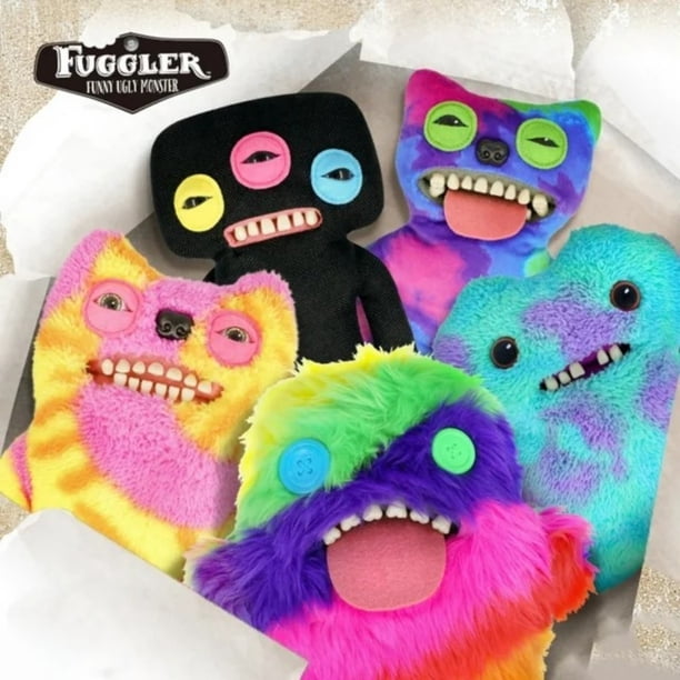 Peluche Monstre Colorée 35 Cm – Douce, Expressive, Anti-stress, Idéale Pour Halloween Ou Anniversaire