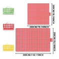 thumbnail image 2 of Picnic Cover 300 X 200 Cm Picnic Cover With Handle Open Area Washable round Place Mats for Tables 6 Small Dining Set round Table Camping Table Setting for 4 Light Napkins Dining Table Set for 4, 2 of 3