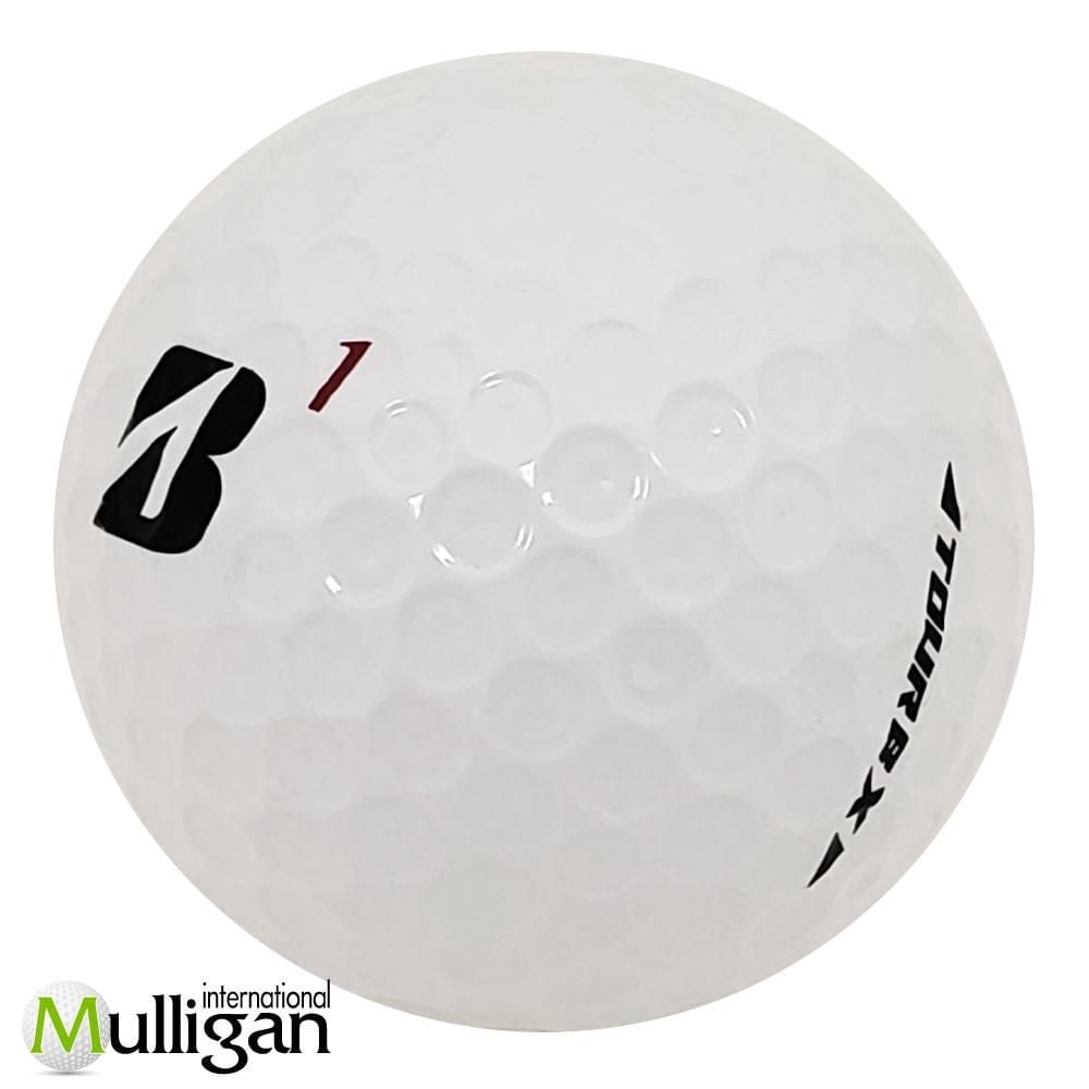 Mulligan - 96 Bridgestone Tour B X (B) 4A Recycled Used Golf Balls, White