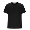 thumbnail image 2 of Plebaso Men's Short Sleeve Crew Neck T-Shirts Casual Solid Color Tshirts Breathable Mens Summer Basic Tees, 2 of 5
