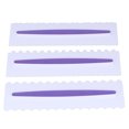 thumbnail image 1 of Cake Scraper, Various Styles Sturdy Durable Cake Scraper Smoother Easy Operation Glossy  Premium Plastic  For Cream For DIY For Cake, 1 of 8