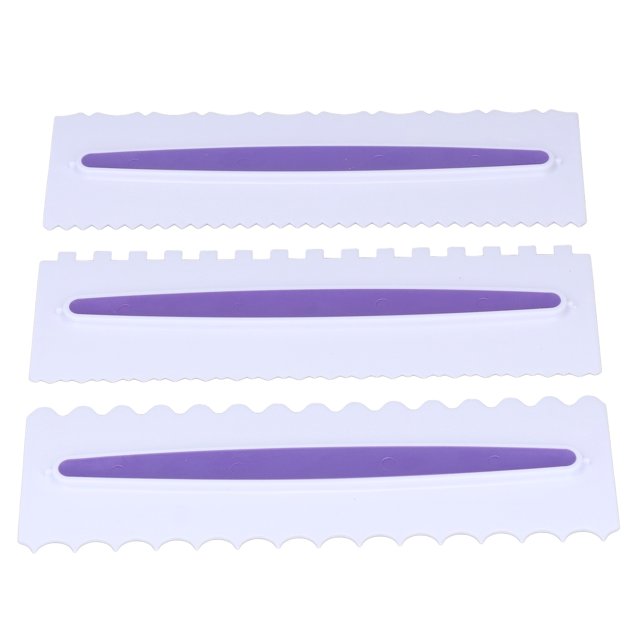 Cake Scraper, Various Styles Sturdy Durable Cake Scraper Smoother Easy Operation Glossy Premium Plastic For Cream For DIY For Cake