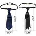 thumbnail image 2 of LinYooLi Nœud Papillon de Mariage pour Hommes et Femmes, Classique, Ajustable, pour Fête, Tissu Ruban, Pré-Noué, 2 of 3