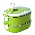thumbnail image 1 of Kilougeis Liquidation Contenants de Rangement pour Aliments Contenant pour Aliments Chauds Boîte Rectangulaire d'Isolation Boîte à Lunch en Acier Inoxydable Contenant de Rangement pour Aliments Boîte d'Isolation pour Aliments Chauds pour Enfants, 1 of 9