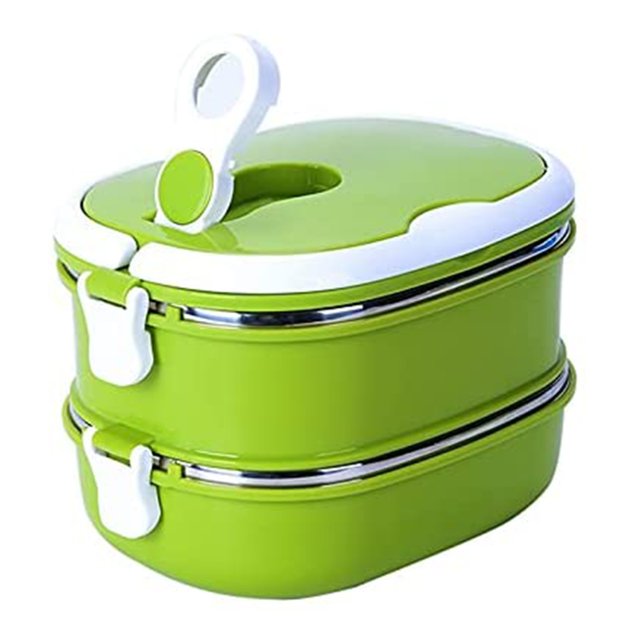 Kilougeis Liquidation Contenants de Rangement pour Aliments Contenant pour Aliments Chauds Boîte Rectangulaire d'Isolation Boîte à Lunch en Acier Inoxydable Contenant de Rangement pour Aliments Boîte d'Isolation pour Aliments Chauds pour Enfants