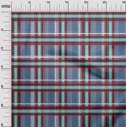 thumbnail image 2 of oneOone Silk Tabby Fabric Madras Check Print Fabric BTY 42 Inch Wide, 2 of 4