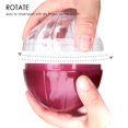 thumbnail image 3 of CHOK Onion Garlic Keeper Set  Clear Lid Reusable Refrigerator Food Shape Container Saver for Full Leftover Onion Garlic, 3 of 8
