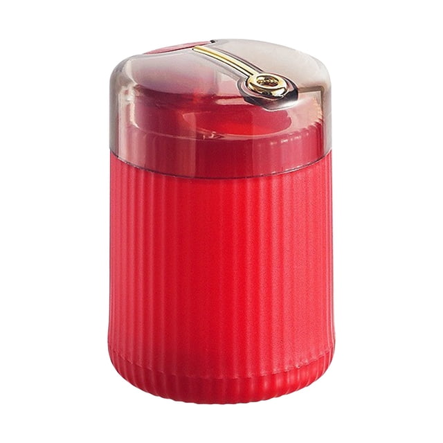 Distributeurs de Cure-Dents, Conteneur Automatique de Cure-Dents, Boîte de Rangement de Cure-Dents, Peut Contenir 80 Cure-Dents, pour Salon Cuisine Restaurant, Distributeur de Cure-Dents -Rouge