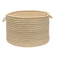thumbnail image 1 of Natural Wool Houndstooth- Tea 14''x10'' Utility Basket, 1 of 1