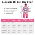 thumbnail image 2 of Kuleyang Combinaison de Neige une Pièce pour Enfants, Combinaison de Ski pour Garçons et Filles 3-9 Ans, Salopette d'Hiver Imperméable pour Tout-Petits, 2 of 7