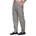 thumbnail image 3 of Atasi Solid Ready Made Dupion Elastic Pajama For Mens Ethnic Bottom Pants, 3 of 5