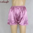thumbnail image 2 of Pantalon de Pyjama pour Femme Bas de Sommeil d'Été Faux Soie Pantalon de Pyjama pour la Maison Shorts de Sommeil pour Femmes Pantalon de Pyjama Grande Taille P-TTTG Q337, 2 of 5