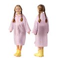 thumbnail image 2 of Cowsor Ponchos de Pluie Imperméables pour Garçons Filles Poncho de Pluie Réutilisable avec Capuchon et Manches Manteaux de Pluie Imperméables d'Extérieur Veste, 2 of 3