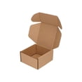 thumbnail image 1 of Small Shipping Boxes,Brown Corrugated Cardboard Box ,Small Box For Packaging Small Business,Corrugated Cardboard Box For Mailing Mailer Packing,Packing, Mailing, Moving, Business,4x4x2 in, 1 of 8