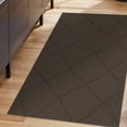 thumbnail image 3 of Mainstays tapis d’appoint intérieur moderne géométrique brun foncé, Touffeté à la machine, 29 po x 45 po , lavable à la machine, endos antidérapant, 3 of 5