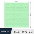 thumbnail image 2 of Gray 70x77cm PE Foam Self Adhesive 3D Wall Stickers Wallpaper, 2 of 8