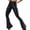 Black, variant on Ketyyh-chn99 Womens Leather Pants Sweatpants Women's Leather Bell Bottoms Slim Leather Pants Black,XL