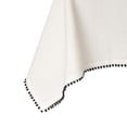 thumbnail image 5 of Thyme & Table Nappe rectangulaire 84 po, Pom Blanc, 5 of 5
