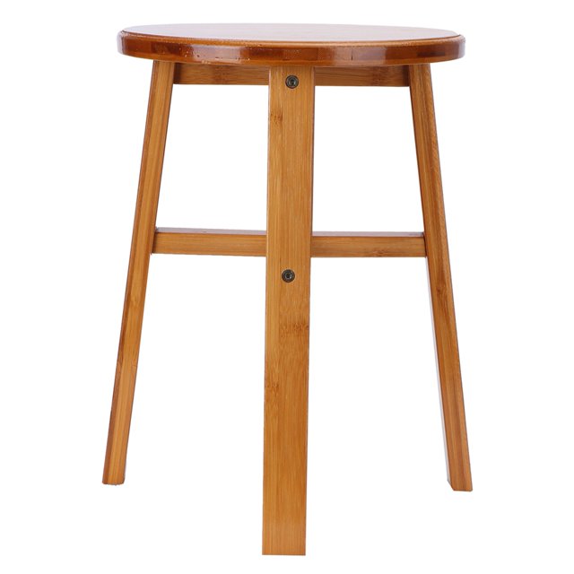 Child Stool, Bamboo Stool, Moth Proofing Child , Eco-friendly For Home Living Room Kids M Round