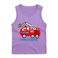 thumbnail image 1 of RXIRUCGD 2025 Vêtements d'Été pour Enfants Chemise de Base à Col Rond Sans Manches pour Garçons, 1 of 2