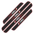 thumbnail image 1 of Door Sill Plate Protectors for Car Universal Door Entry Guards Sill Scuff Cover Panel Step Protector,Door Sill Plate Protectors for Car　, Welcome Pedal　Protector Cover,　Black 4pcs/Set,TRD, 1 of 4