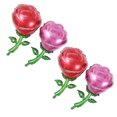 thumbnail image 4 of 4Pcs Rose Shaped Foil Balloon Valentines Day Balloons Pretty Party Decorations, 4 of 9