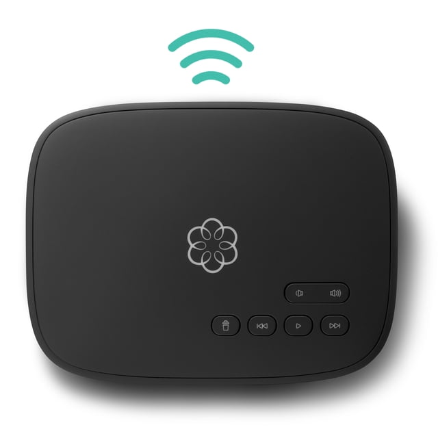 Ooma Telo Air VoIP Home Phone Service, 1-Piece, 2 Ethernet Ports, Wireless & Wired Connectivity – Black