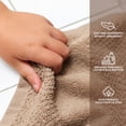 thumbnail image 3 of Mainstays Kids 8pk Washcloth, Tan, 3 of 5