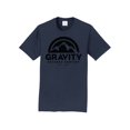 thumbnail image 1 of Gravity Outdoor Co. T-Shirt à Manches Courtes - Bleu Marine - Logo Noir - 2TG, 1 of 1