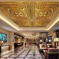 thumbnail image 1 of 3D Gold Artisan Ceiling/Floor Paper SKU# WAL0251, 1 of 1