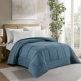 thumbnail image 3 of Swift Home High-Filled Down Alternative Comforter, Ultra Soft All Season Hypoallergenic Bedding, Queen/Double, Blue, 3 of 8