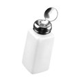 thumbnail image 2 of Milaget Push Down Alcohol Dispenser Cosmetic Container for Nail Polish Remover White 250 ml, 2 of 9