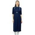 thumbnail image 1 of Phagun Kurti Col Mandarin pour Femmes Tunique Ethnique Indienne Kurta en Rayonne, 1 of 2
