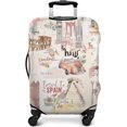 thumbnail image 3 of Travel Luggage Cover Suitcase Protector Fits 18-32 Inch Luggage Wheel Covers Patterned Travel Related Items Flower Luggage Protector Elastic Luggage Anti-scratch Suitcase Cover L, 3 of 4