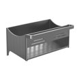 thumbnail image 2 of Pisexur Sponge Kitchen Sink Caddy Organizer Brush Sink Sponge With Auto Draining Tray Gray, 2 of 8