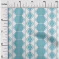 thumbnail image 1 of oneOone Georgette Viscose Fabric Triangle & Hexagon Geometric Decor Fabric Printed BTY 42 Inch Wide, 1 of 4