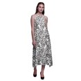 thumbnail image 1 of Bimba Geometric Printed Women Backless Halter Neck Summer Holiday BeachDress-XXX-Large, 1 of 6