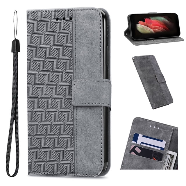 Étui pour Nokia G60 Durable en Cuir PU Magnétique Porte-Cartes Portefeuille à Rabat
