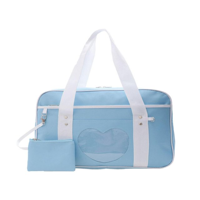 Sac à Main de Voyage Grande Capacité en Toile Transparente pour Femmes