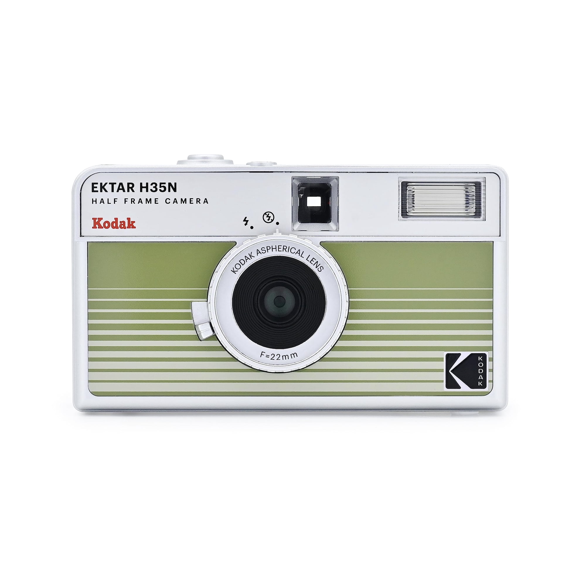 【新品未開封】HUF × KODAK EKTAR H35N フィルムカメラ KODAK EKTAR H35N Half Frame Retro Film Camera (Striped Green) Plus
