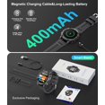 thumbnail image 2 of Military Smart Watch for Men(Answer/Dial Calls),100 Sports Modes, 5ATM Waterproof Fitness Watch with Heart Rate/SpO2/Blood Pressure for Android and i, 2 of 7